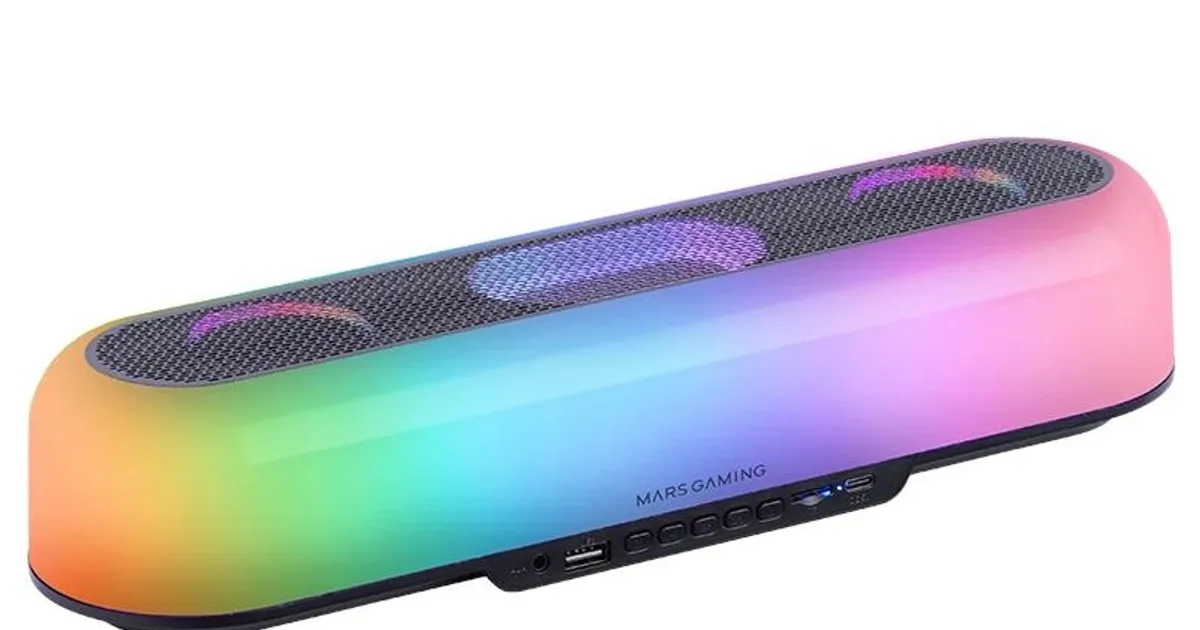 Mars Gaming Barra Sonido MSBORB BT 5.3 20W Negro