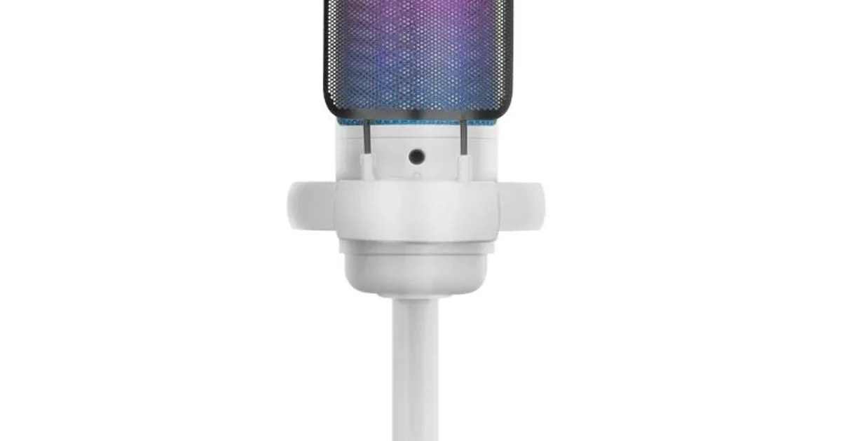 MARS GAMING Microfono Pro ADC 196KHZ 24BITS blanco