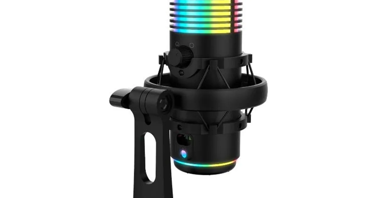 KROM Microfono KAZE Streaming Rgb