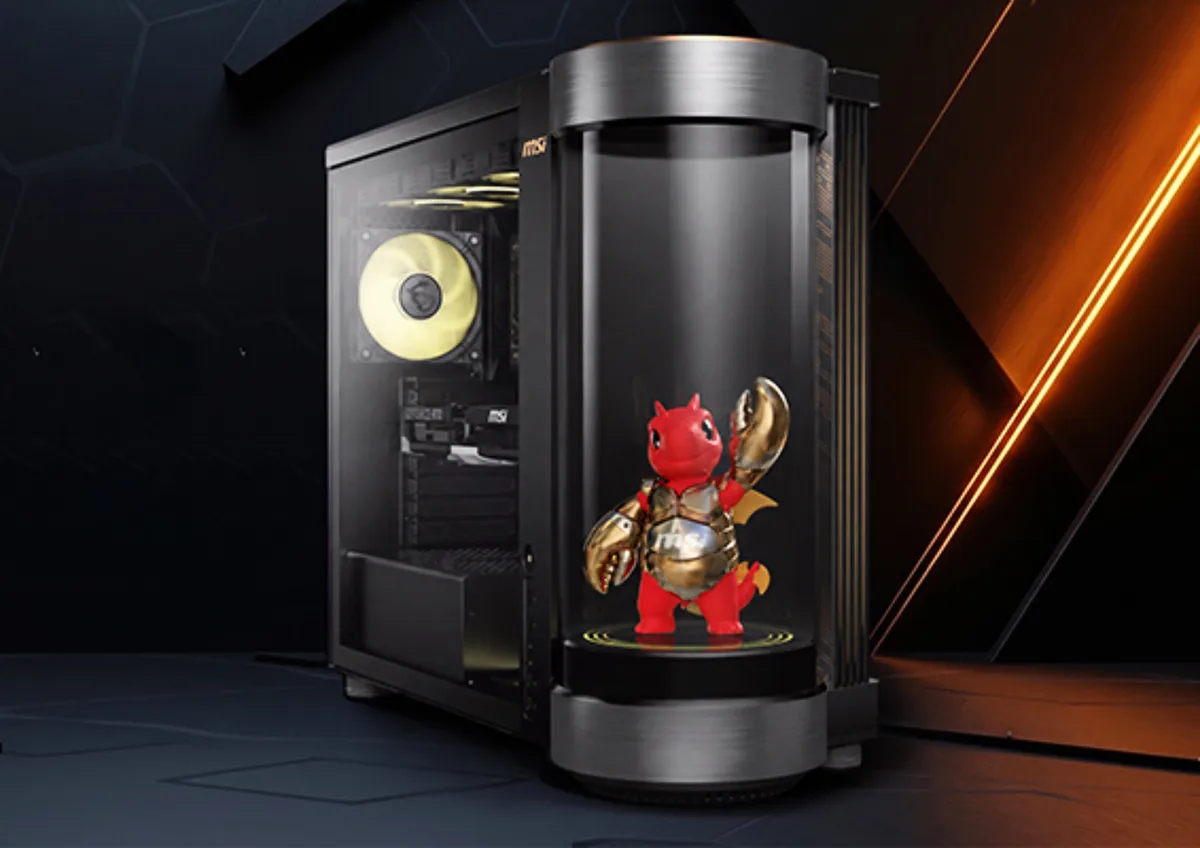 MSI MEG Vision X2 AI+: El PC gaming con asistente IA holográfico