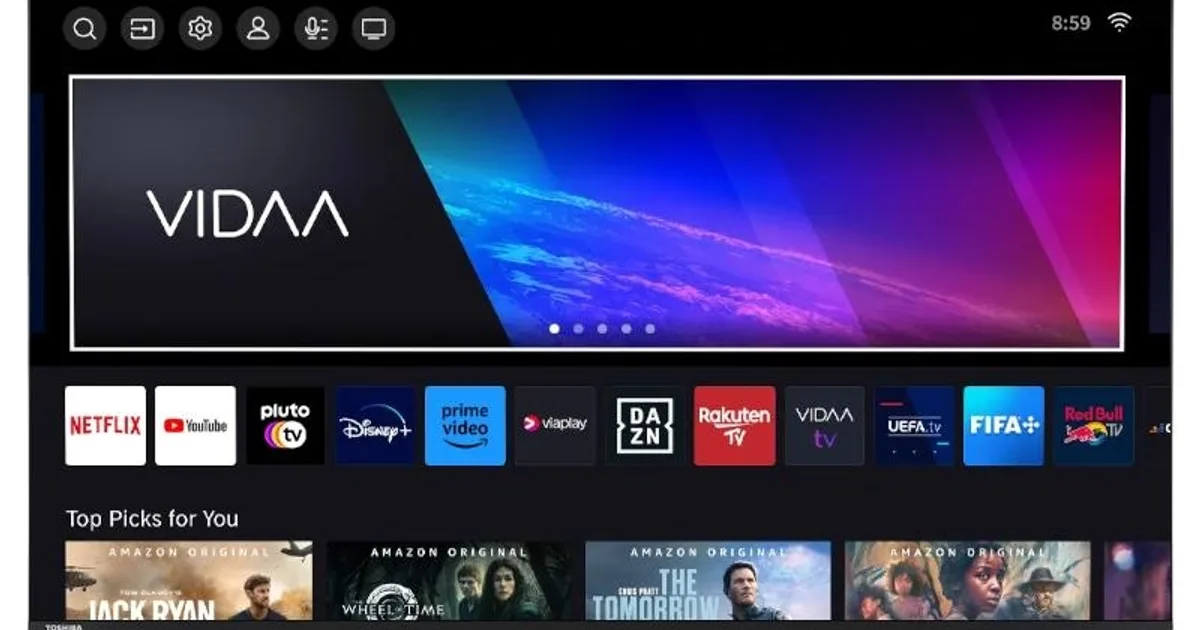 TOSHIBA TV 50" 50UV3463DG UHD SMART TV PEANA