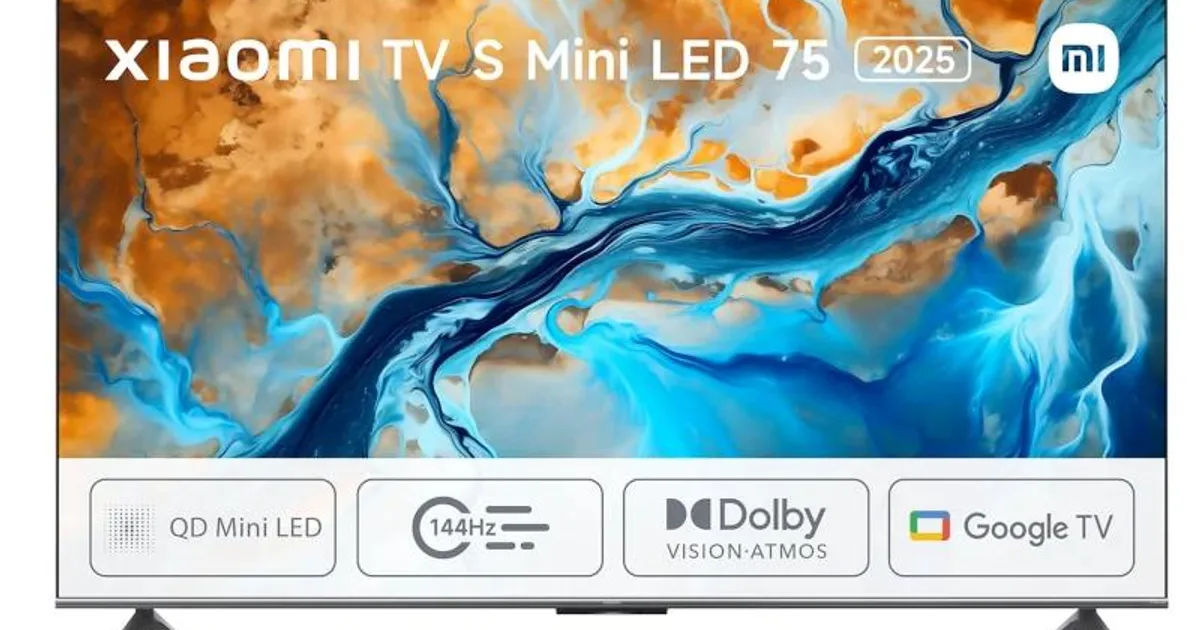 Xiaomi TV 75" S Mini Led 2025 4K Google TV 144hz (2)