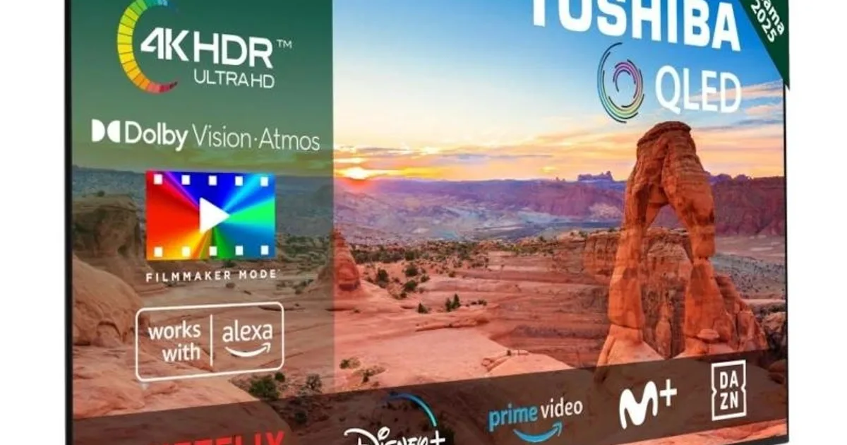 TOSHIBA TV 65" 65QV3463DG UHD QLED SMART TV PEANA