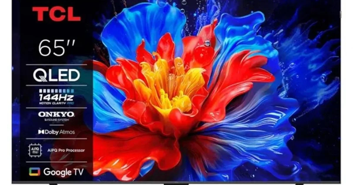 TCL 65P8K TV 65" QLED GOOGLETV 144HZ ONKYO