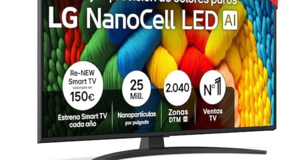 LG 43NANO81A6A TV 43" UHD SMART TV 4K NanoCell