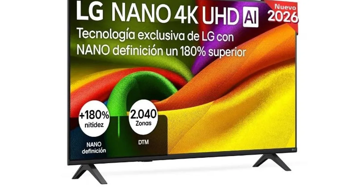 LG 43NU850B6LA TV 43" Nano 4K UHD STV USB HDMI BTh