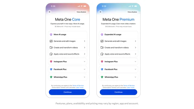 Meta One: análisis de la nueva suscripción de pago con IA