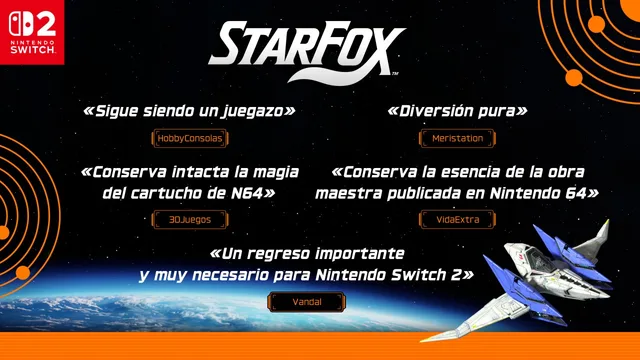 Nintendo confirma el remake de Lylat Wars de N64 para Switch