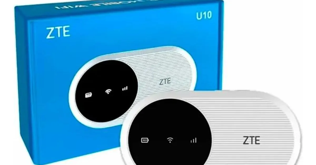 ZTE U10 Router Móvil LTE 4G WiFi6 SIM Blanco (2)