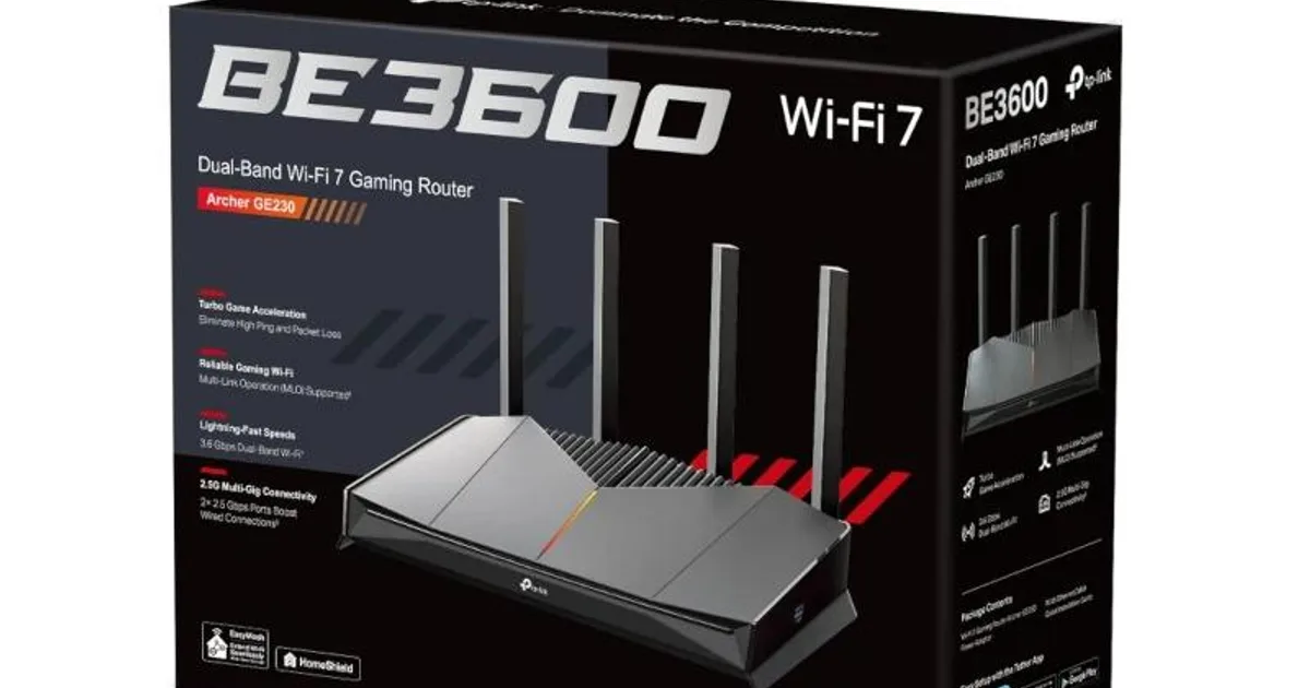 TP-Link Archer GE230 Router Gaming WiFi 7 2x2.5mGb (4)