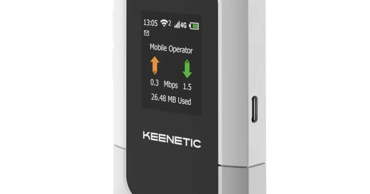 Keenetic Roamer 4G Router Movil WiFi6 AX230
