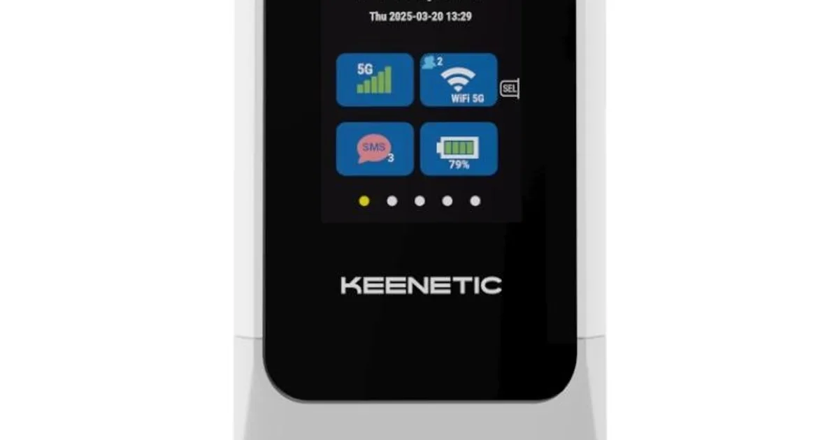 Keenetic Roamer 5G Router Movil WiFi6 AX600