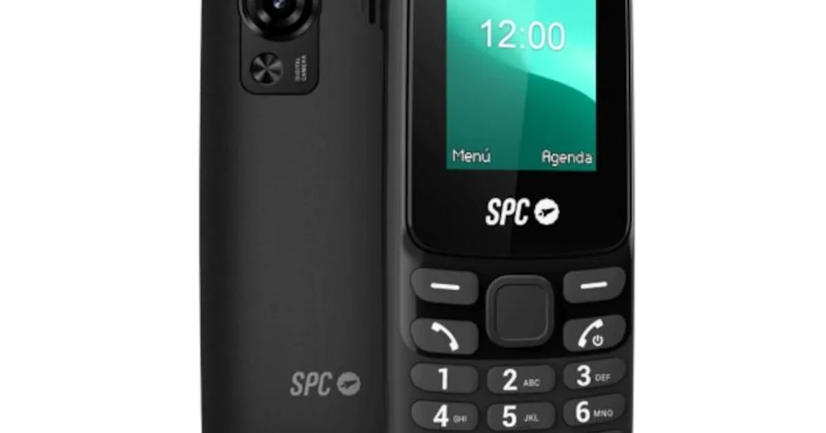 SPC 2341N Talk 2 Go Telefono Movil BT FM Negro