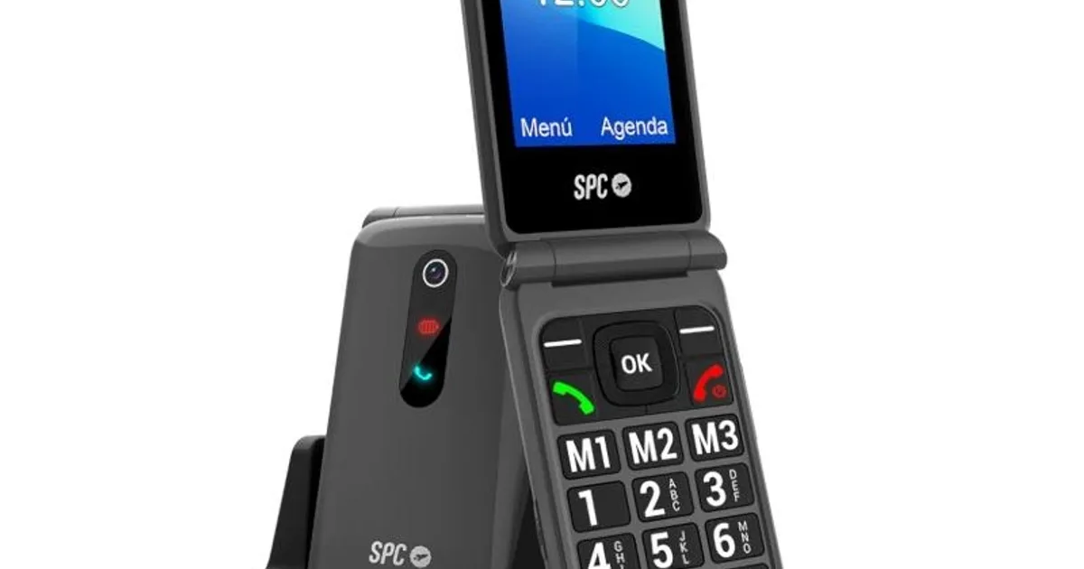 SPC 2339N Movil Stella 3 4G BT FM + Dock Negro