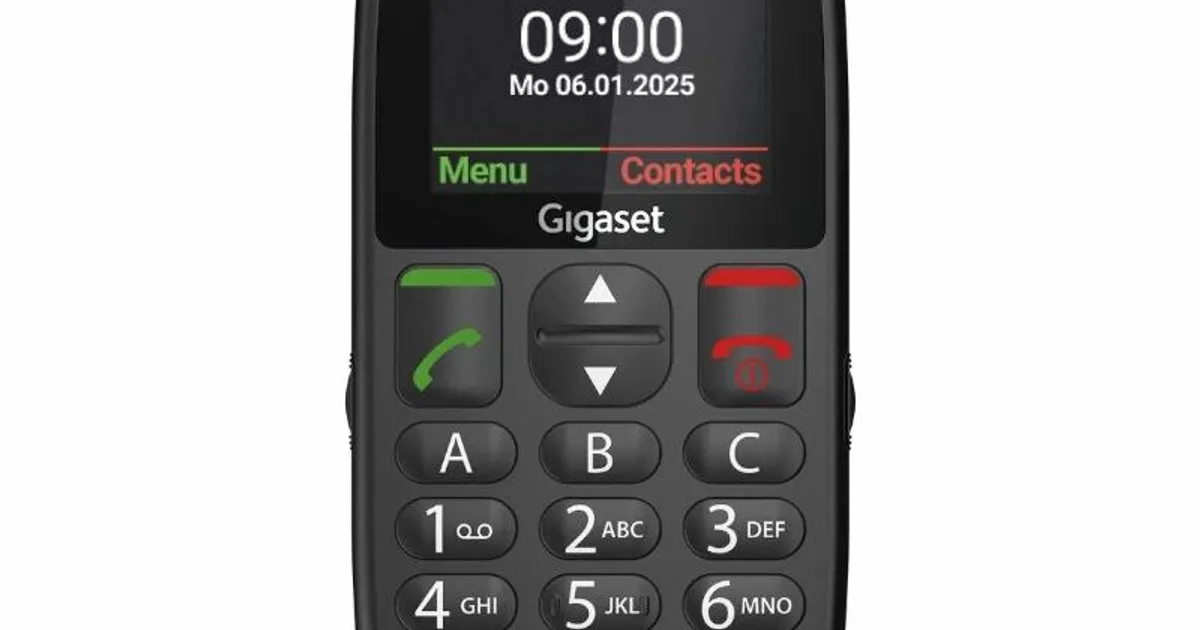 Gigaset Móvil Senior GL395 2.2" SIM Negro (2)