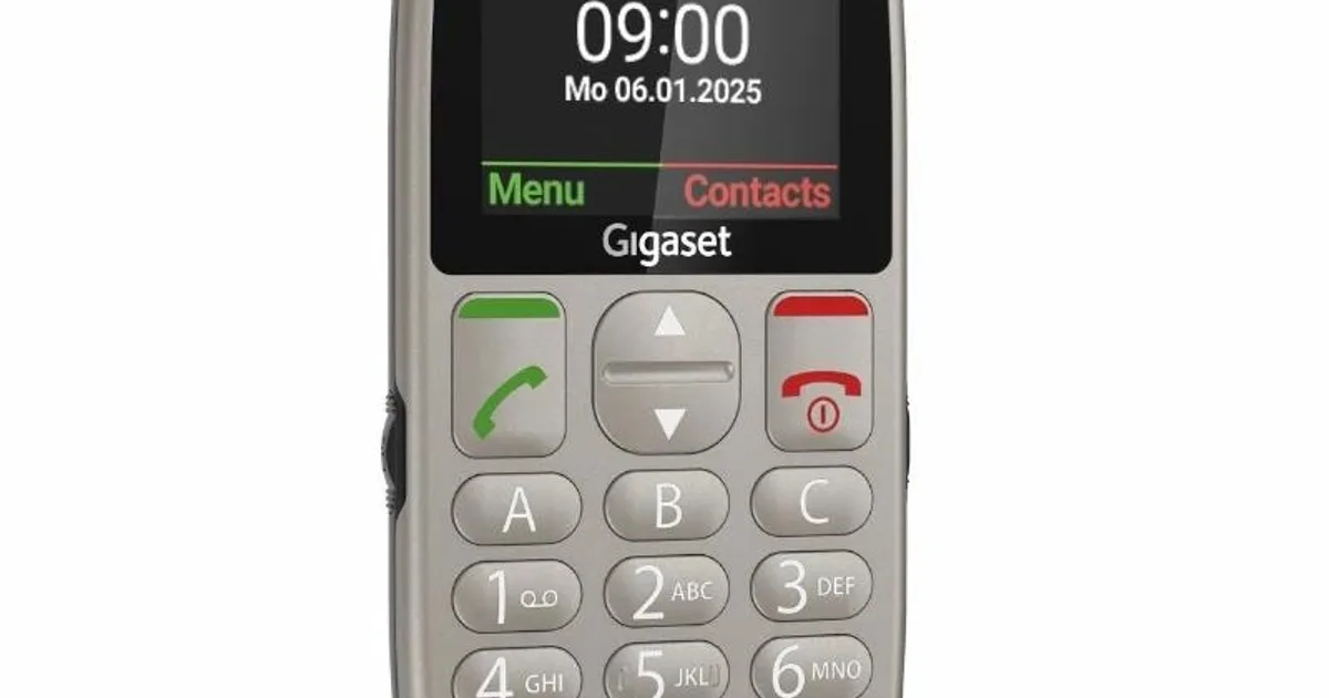 Gigaset Móvil Senior GL395 2.2" SIM Grey Titanium