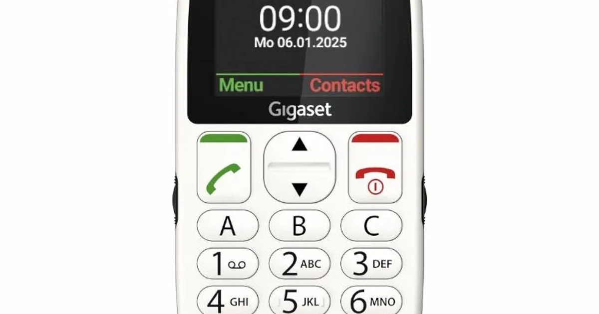 Gigaset Móvil Senior GL395 2.2" SIM Blanco (2)
