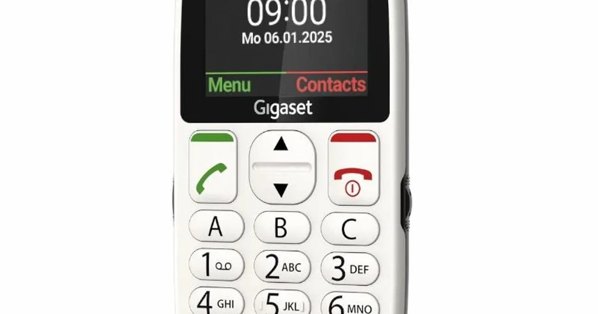 Gigaset Móvil Senior GL395 2.2" SIM Blanco (3)