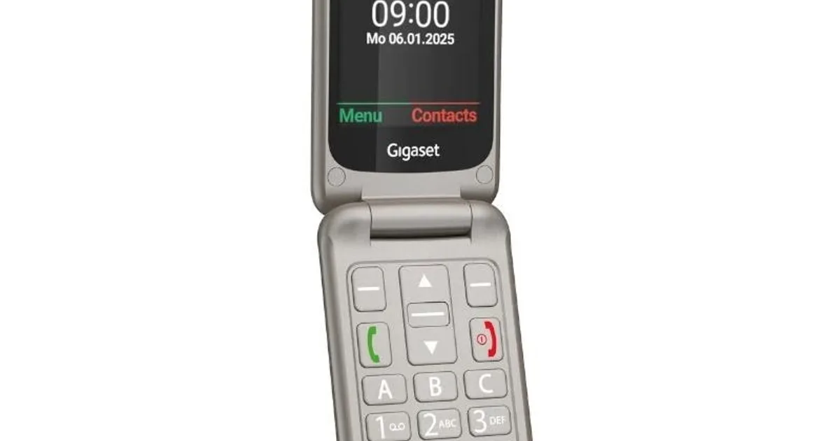 Gigaset Móvil Senior GL595 2.8" SIM Grey Titanium