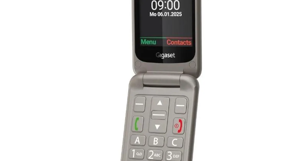 Gigaset Móvil Senior GL595 2.8" SIM Grey Titanium (3)