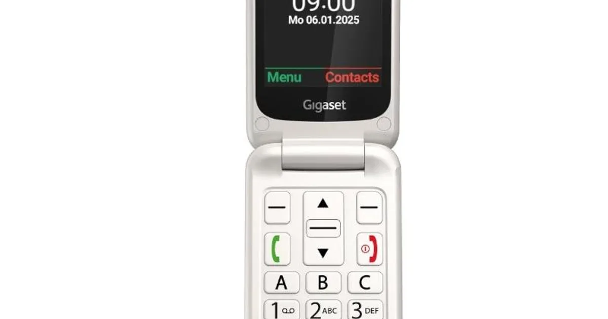 Gigaset Móvil Senior GL595 2.8" SIM Blanco Perla (2)