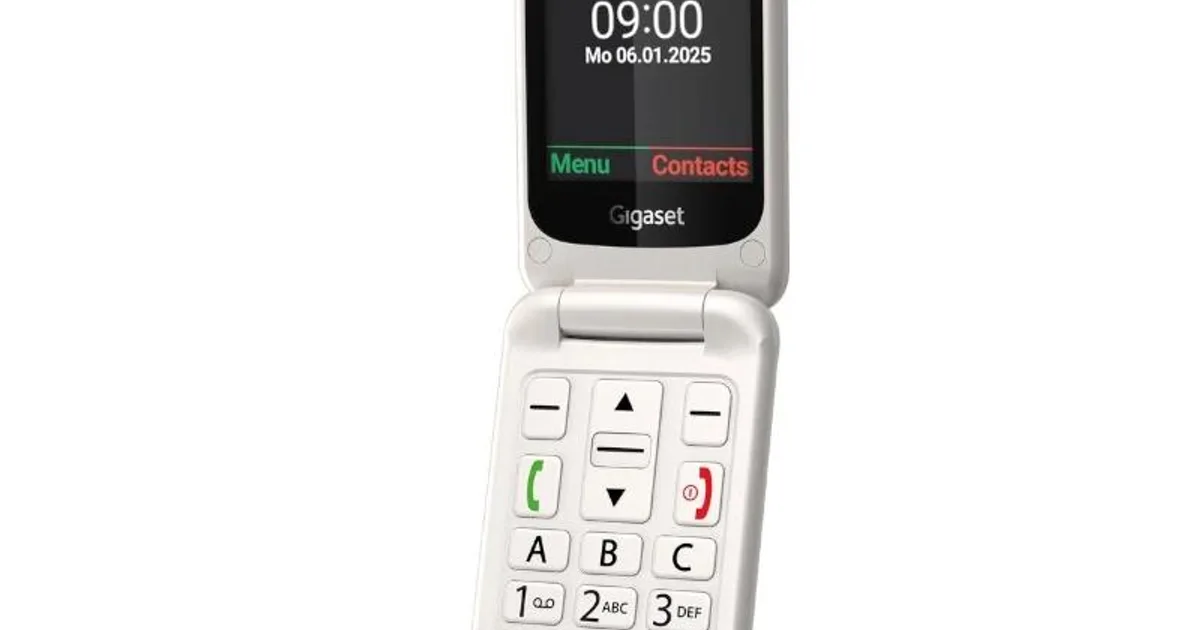 Gigaset Móvil Senior GL595 2.8" SIM Blanco Perla (3)