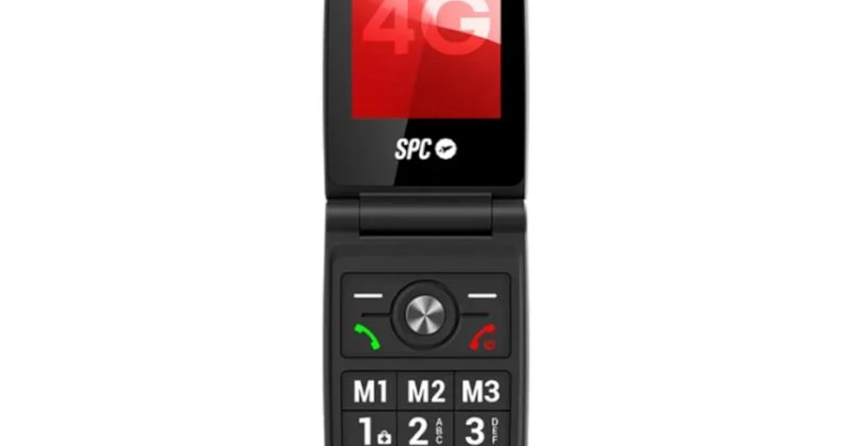 SPC 2342R Titan 4G Movil Senior 2.4" S.HELP Rojo (2)