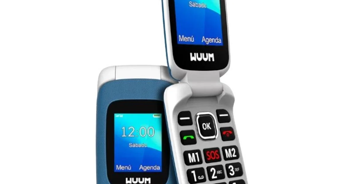 WUUM by SPC 2335A Movil Básico 2.4" FM Azul