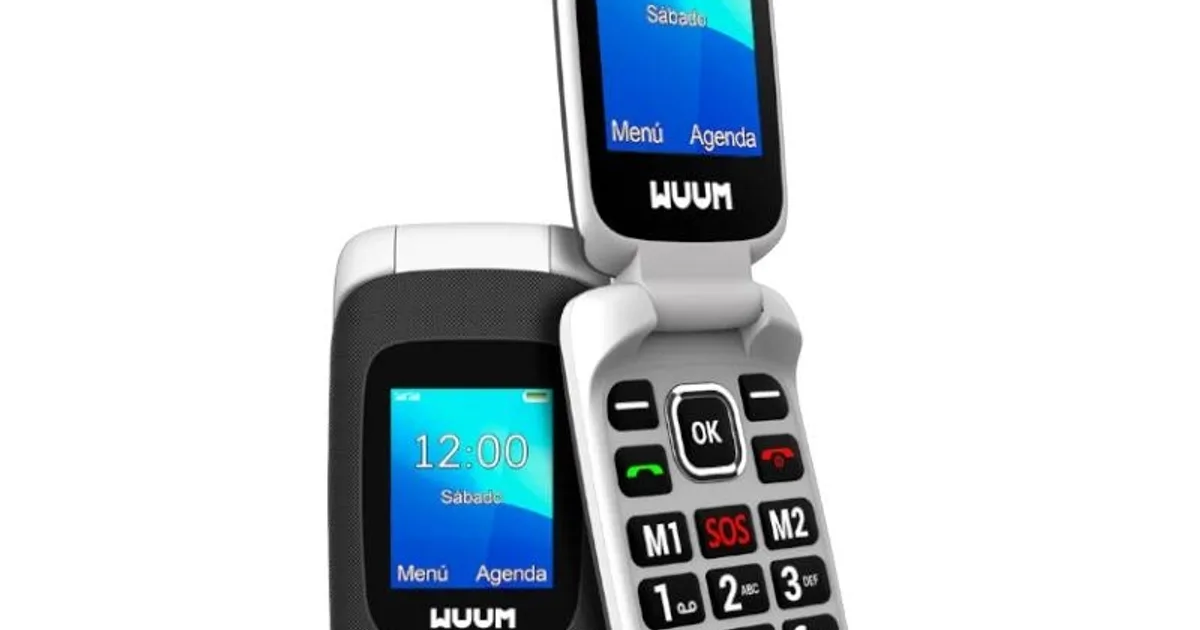 WUUM by SPC 2335T Movil Básico 2.4" FM Titanio
