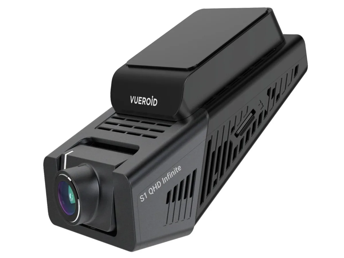 Vueroid lanza la dash cam S1 QHD con IA y grabación 24H