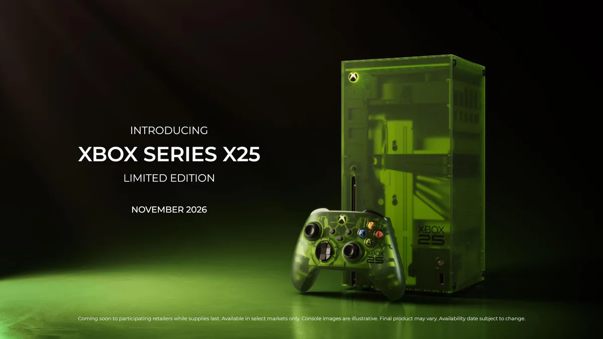 Xbox Series X celebra su 25º aniversario con edición especial
