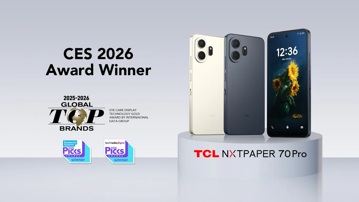 TCL NXTPAPER 70 Pro premiado por su tecnología de pantalla (2)