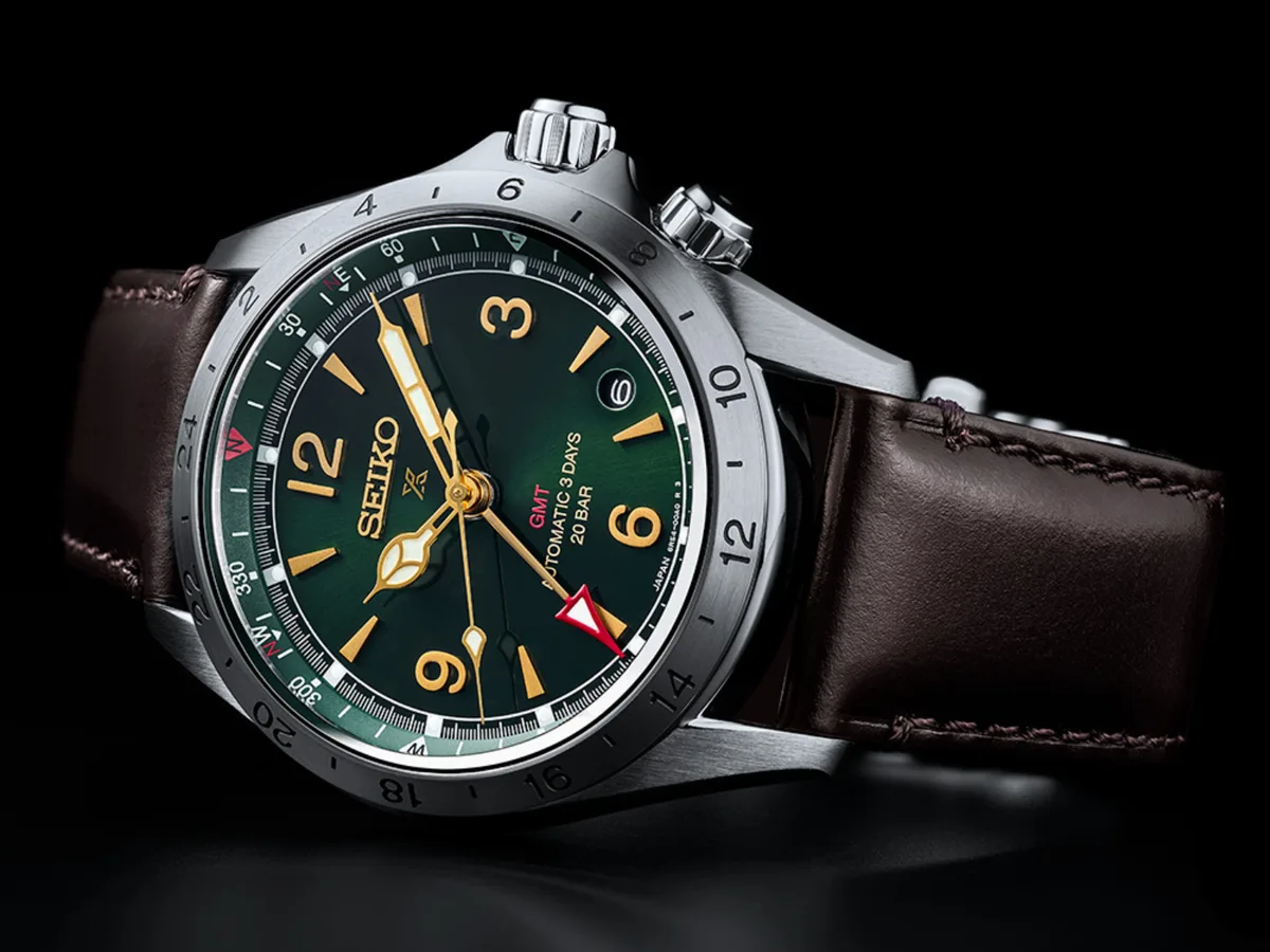 Seiko lanza el Alpinist GMT HBC007 verde a nivel mundial