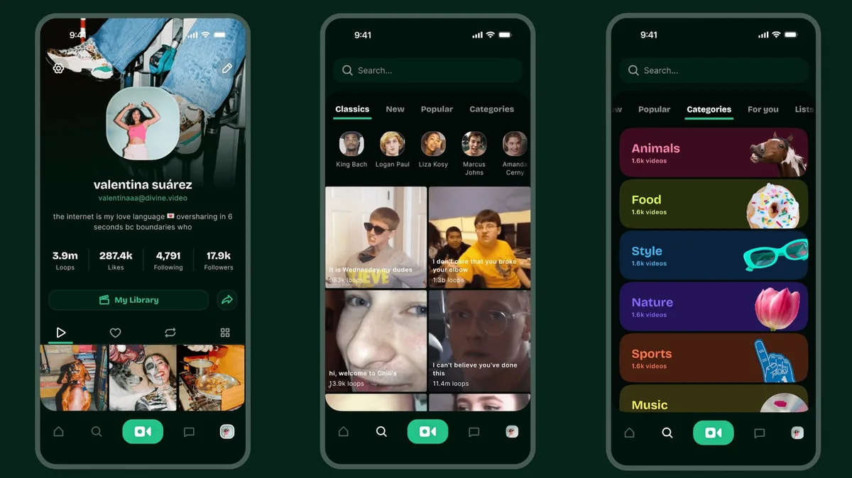 Divine: el sucesor de Vine que prohíbe el contenido IA