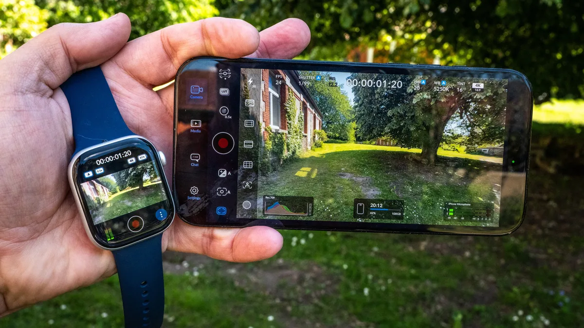 La app Blackmagic Camera se controla ahora desde el Apple Watch