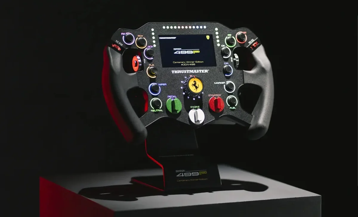 Thrustmaster lanza el volante réplica del Ferrari 499P Le Mans